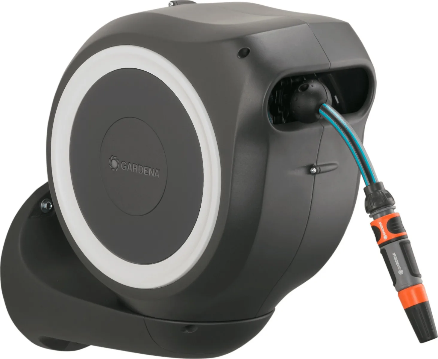 20210222161424_gardena_wall_mounted_hose_box_rollup_s_18602_20.jpeg Gardena Rollup S Αυτόματη Ανέμη Ποτίσματος Τοίχου με Λάστιχο 15m S 18602-20 - Image 1