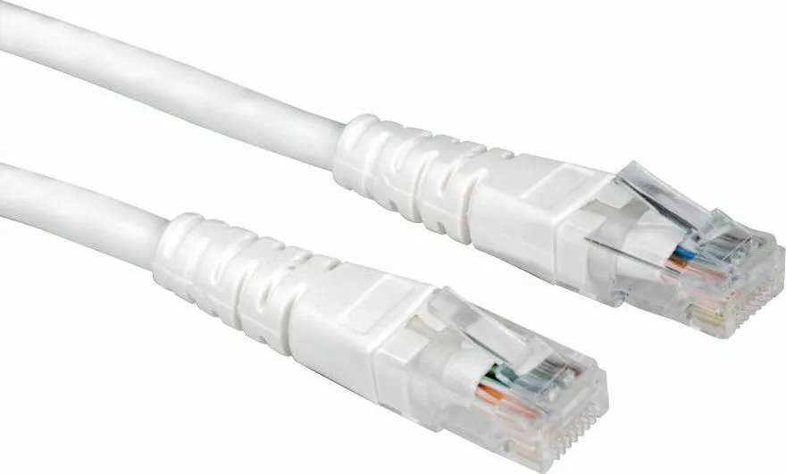 Roline U/UTP Cat.6 (Gigabit) Καλώδιο Δικτύου Ethernet 0.5m Λευκό 21.99.1526 - Image 1