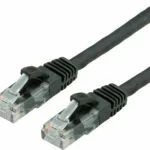 Value U/UTP Cat.6 (Gigabit) Καλώδιο Δικτύου Ethernet 1m Μαύρο 21.99.1035