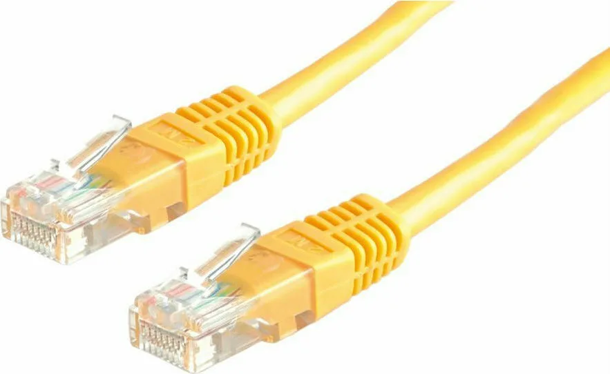 Value U/UTP Cat.6 (Gigabit) Καλώδιο Δικτύου Ethernet 3m Κίτρινο 21.99.1552 - Image 1