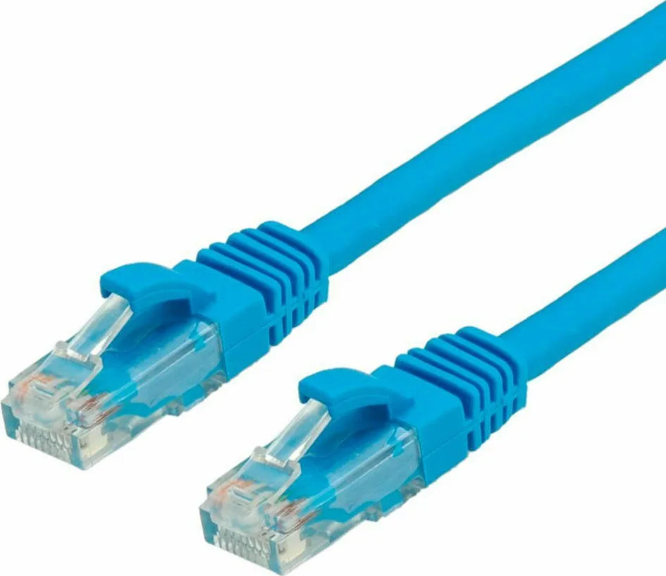 Value U/UTP Cat.6a (Gigabit) Καλώδιο Δικτύου Ethernet 1m Μπλε 21.99.1451 - Image 1