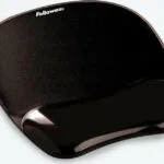 Fellowes Gel Mouse Pad (202mm) με Στήριξη Καρπού Μαύρο 9112101