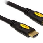 DeLock HDMI 1.4 High Speed 1080p 120Hz Cable HDMI male - HDMI male 5m Μαύρο 82455