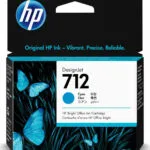 HP 712 Γνήσιο Μελάνι Εκτυπωτή InkJet Κυανό (3ED67A)