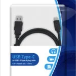 MediaRange USB 3.0 Cable USB-C male - USB-A 12W Μαύρο 1.2m MRCS160