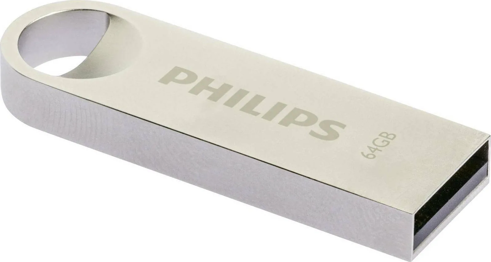 20210303164848_philips_moon_64gb_usb_2_0.jpeg Philips Moon 64GB USB 2.0 Stick Ασημί - Image 1