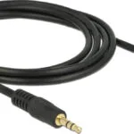 DeLock Καλώδιο Ήχου 3.5mm male - 3.5mm male Μαύρο 2m 83756