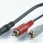 Roline Καλώδιο Ήχου 3.5mm male - RCA male Μαύρο 10m με Επίχρυσους Ακροδέκτες 11.09.4349