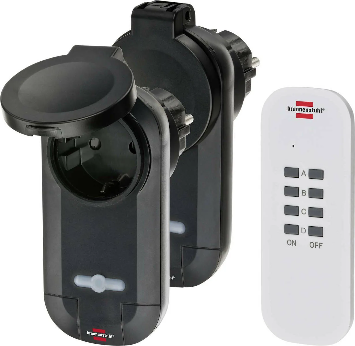 20210304132653_brennenstuhl_comfort_line_remote_control_set_rc_ce1_0201_1507030_me_kapaki_black.jpeg Brennenstuhl Comfort-Line Remote Control Set RC CE1 0201 Μονόπριζο με Καλώδιο 25m 2τμχ 1507030 - Image 1