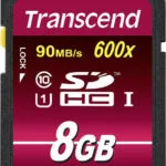 Transcend Ultimate 600x SDHC 8GB U1 UHS-I