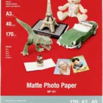 Canon MP-101 Φωτογραφικό Χαρτί Matte A3 170gr/m² για Εκτυπωτές Inkjet 40 Φύλλα (7981A008)