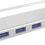 Icy Box Hub 4 Θυρών USB 3.0 με σύνδεση USB-C Ασημί IB-HUB1425-C3