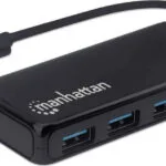 Manhattan IUSB3-HUB4M Hub 4 Θυρών USB 3.2 με σύνδεση USB-A 164900