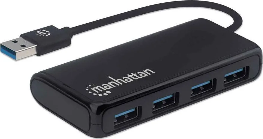 20210304151900_506df34b.jpeg Manhattan IUSB3-HUB4M Hub 4 Θυρών USB 3.2 με σύνδεση USB-A 164900 - Image 1