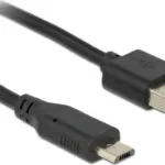 DeLock Regular USB 2.0 to micro USB Cable Μαύρο 1.5m (83272)