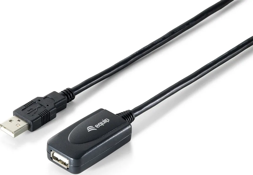 20210304163030_equip_usb_2_0_cable_usb_a_male_usb_a_female_5m_133336.jpeg Equip USB 2.0 Cable USB-A male - USB-A female 5m (133336) - Image 1