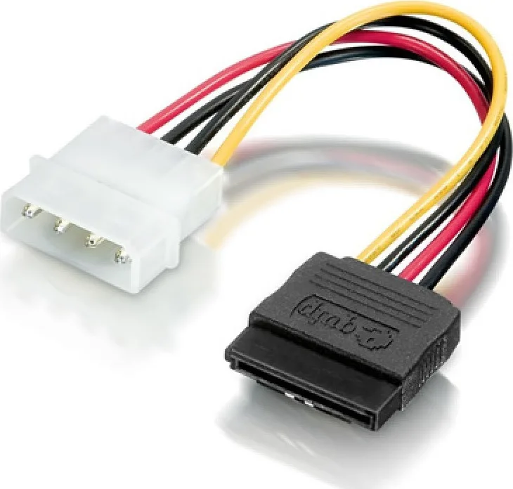 Equip 4-Pin Molex - 15-Pin Sata Cable 0.15m Πολύχρωμο 112050 - Image 1