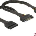 DeLock 15-Pin Sata - 15-Pin Sata Cable 0.15m Πολύχρωμο 60135