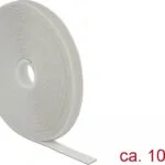 DeLock Grey Αυτοκόλλητη Ταινία Χριτς Χρατς Γκρι 10mx13mm 18277