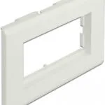 DeLock Πλαίσιο Διακόπτη Οριζόντιας Τοποθέτησης Module Βάση Πρίζας Easy 45 130x80mm σε Λευκό Χρώμα 81316