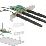 DeLock PCI Express Card 1 x internal M.2 Key A Slot with 3 external Antennas (89568)