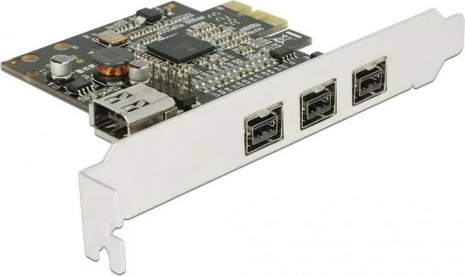 DeLock Κάρτα PCIe σε 3 εξωτερικές και 1 εσωτερική θύρα Firewire 400 (89864) - Image 1