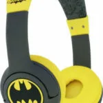 OTL Batman Bat Signal Ενσύρματα Παιδικά On Ear Ακουστικά Κίτρινα / Μαύρα