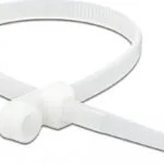 DeLock Δεματικά Καλωδίων Πλαστικά 300mmx4.8mm σε Λευκό χρώμα (10τμχ) (18946)