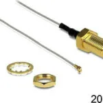 DeLock Καλώδιο RP-SMA Male - RP-SMA Male 0.2m 88814 1τμχ
