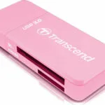 Transcend RDF5 Card Reader USB 3.0 για SD/microSD Ροζ