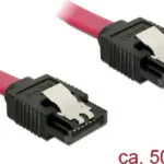 DeLock 7-Pin SATA III - 7-Pin SATA III Cable 50cm Κόκκινο (82677)