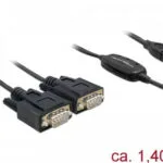 DeLock Καλώδιο USB 2.0 σε 2x RS232 9-pin male 1.4m