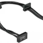 DeLock 15-Pin Sata - 15-Pin Sata Cable 0.40m Μαύρο 60395