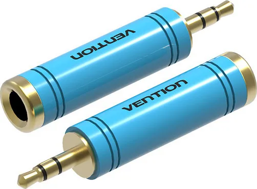 Vention Μετατροπέας 3.5mm male σε 6.3mm female Μπλε 1τμχ VAB-S04-L - Image 1