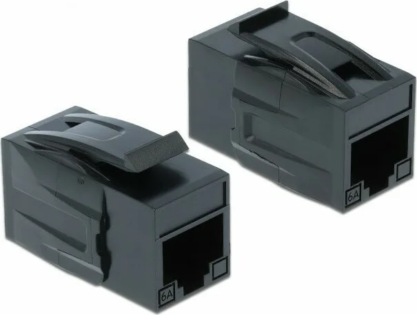 20210412111542_delock_keystone_module_rj45_jack_to_rj45_jack_cat_6a_black.jpeg DeLock Keystone 1τμχ 86298 - Image 1