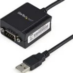 StarTech Καλώδιο USB-A σε RS232 9-pin male 1.8m Μαύρο