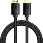 Baseus HDMI 2.1 Ultra High Speed 48Gbps 4K 120Hz HDR VRR Cable HDMI male - HDMI male 1m Μαύρο CAKGQ-J01