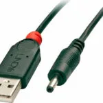 Lindy USB 2.0 Cable USB-A male - DC Μαύρο 1.5m (70266)