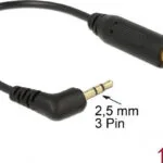 DeLock Μετατροπέας 2.5mm male σε 3.5mm female Μπλε (65672)