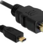 DeLock 82663 HDMI 1.4 High Speed 1080p 120Hz Cable HDMI male - micro HDMI male 3m Μαύρο 82663