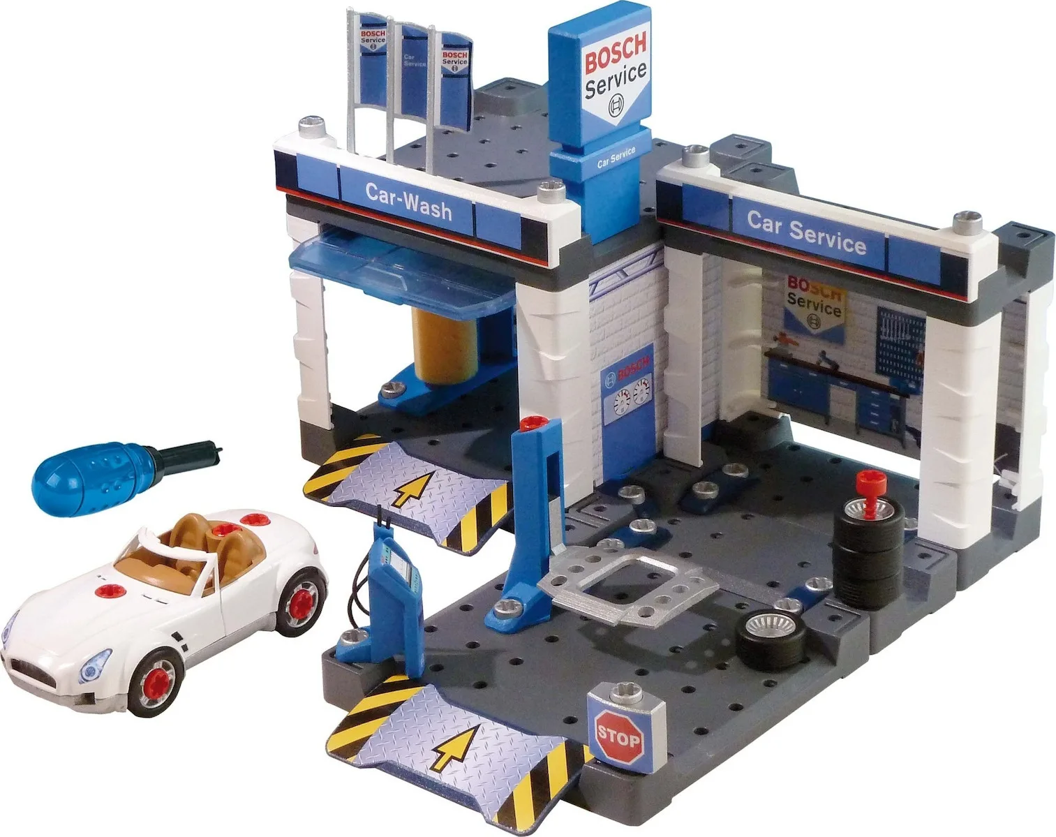 20210512172248_klein_bosch_car_repair_with_car_wash.jpeg Klein Bosch Car Repair with Car Wash Πίστα για 3+ Ετών - Image 1