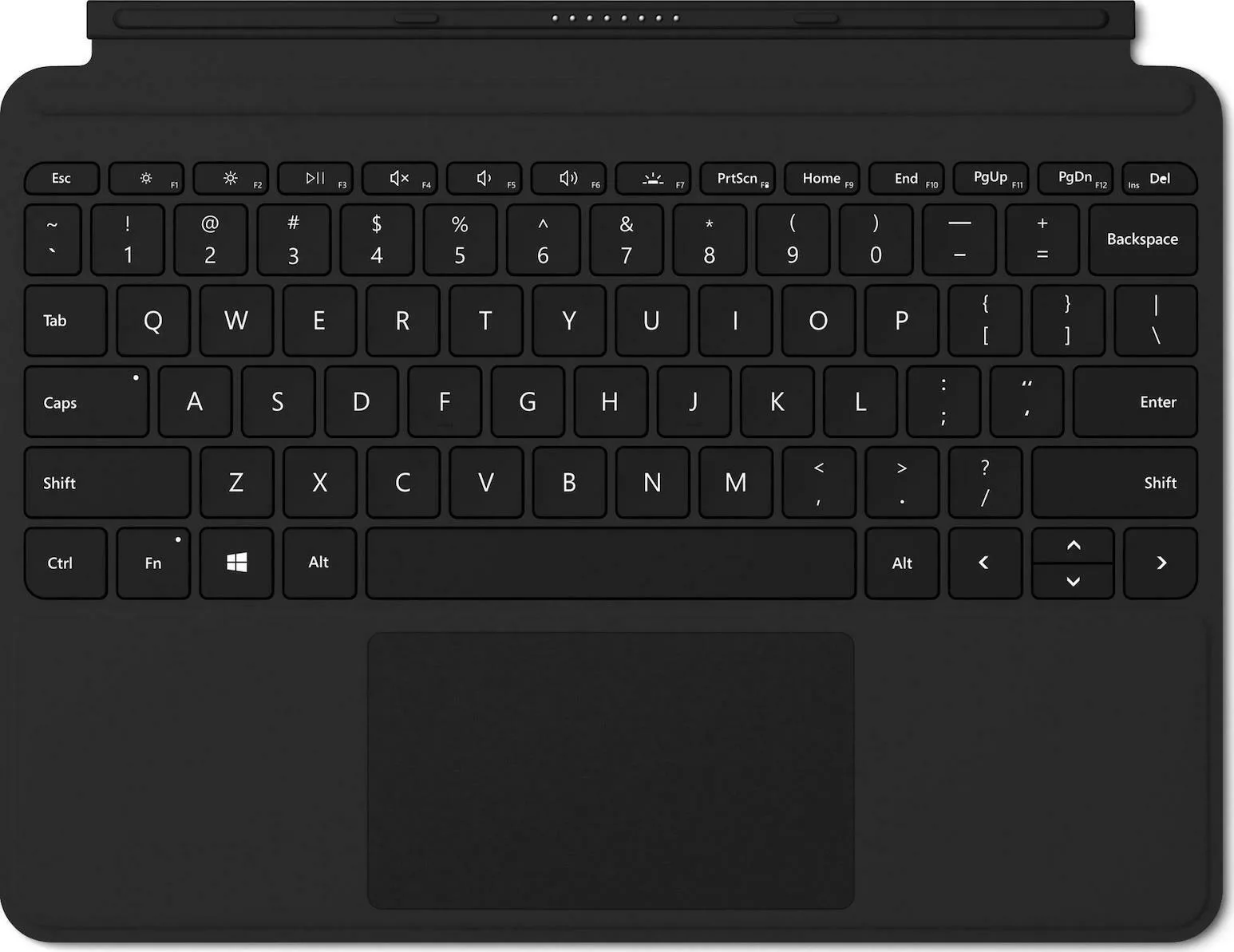 Microsoft Surface Go Signature Type Πληκτρολόγιο με Touchpad για Tablet Αγγλικό UK Μαύρο - Image 1