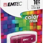 Emtec C410 Color Mix 16GB USB 2.0 Stick Κόκκινο