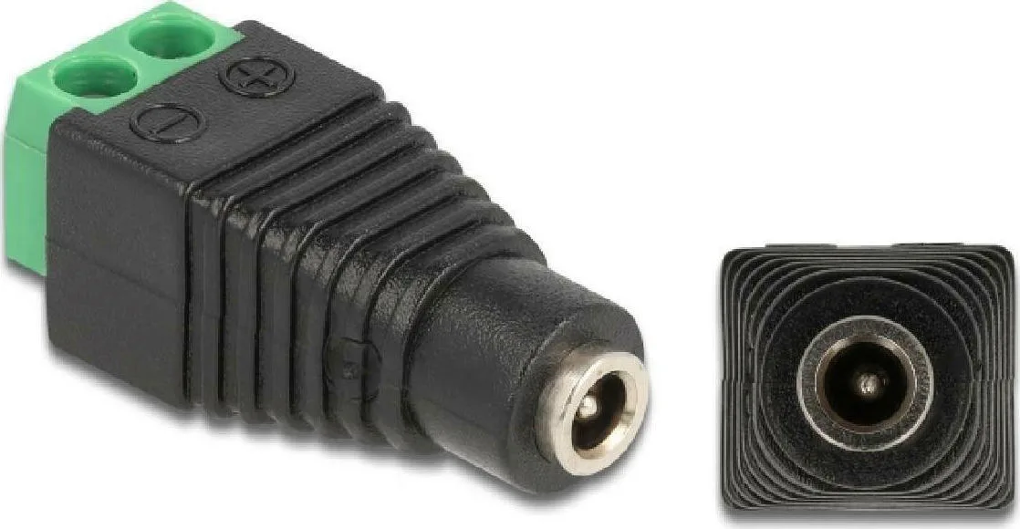 DeLock Βύσμα 3.5mm Jack female Μαύρο 66730 - Image 1