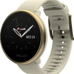 Polar Ignite 2 Stainless Steel 43mm Αδιάβροχο Smartwatch με Παλμογράφο (Champagne)