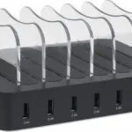 Manhattan Βάση Φόρτισης με 6 Θύρες USB-A 55W σε Μαύρο χρώμα (102254)