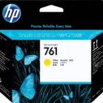 HP 761 Γνήσιο Μελάνι Εκτυπωτή InkJet Κίτρινο (CH645A)