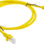 Lanberg U/UTP Cat.5e (Gigabit) Καλώδιο Δικτύου Ethernet 1m Κίτρινο PCU5-10CC-0100-Y