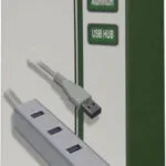 Inter-Tech IT-310-S Hub 4 Θυρών USB 3.2 με σύνδεση USB-A / Ethernet Ασημί 88885471