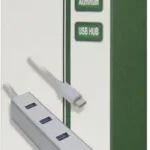 Inter-Tech IT-410-S Hub 4 Θυρών USB 3.2 με σύνδεση USB-C / Ethernet Ασημί 88885472